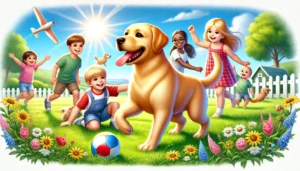 Las cualidades más agradables para los niños del Labrador Retriever